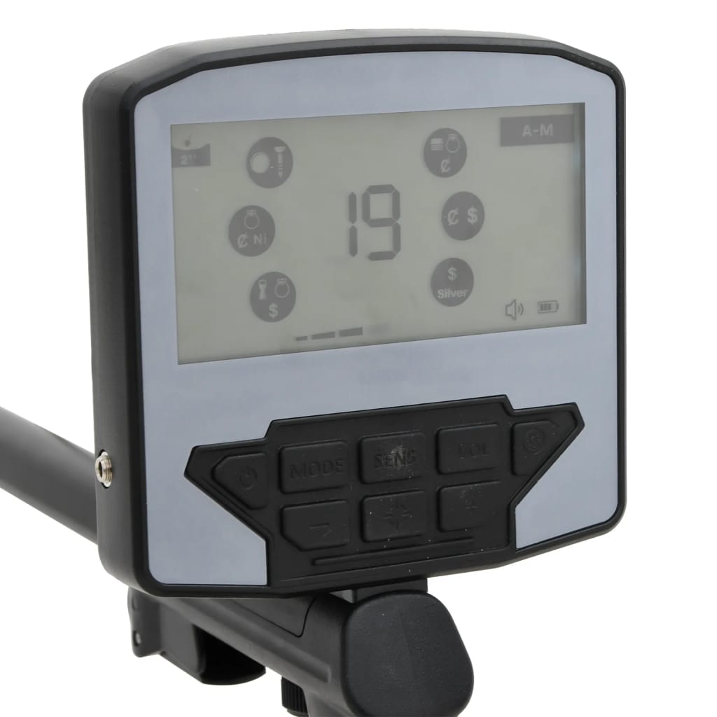 vidaXL Detector metale Auto Tune, 18 cm, adâncime căutare punct precis vidaXL Detector metale Auto Tune, 18 cm, adâncime căutare punct precis