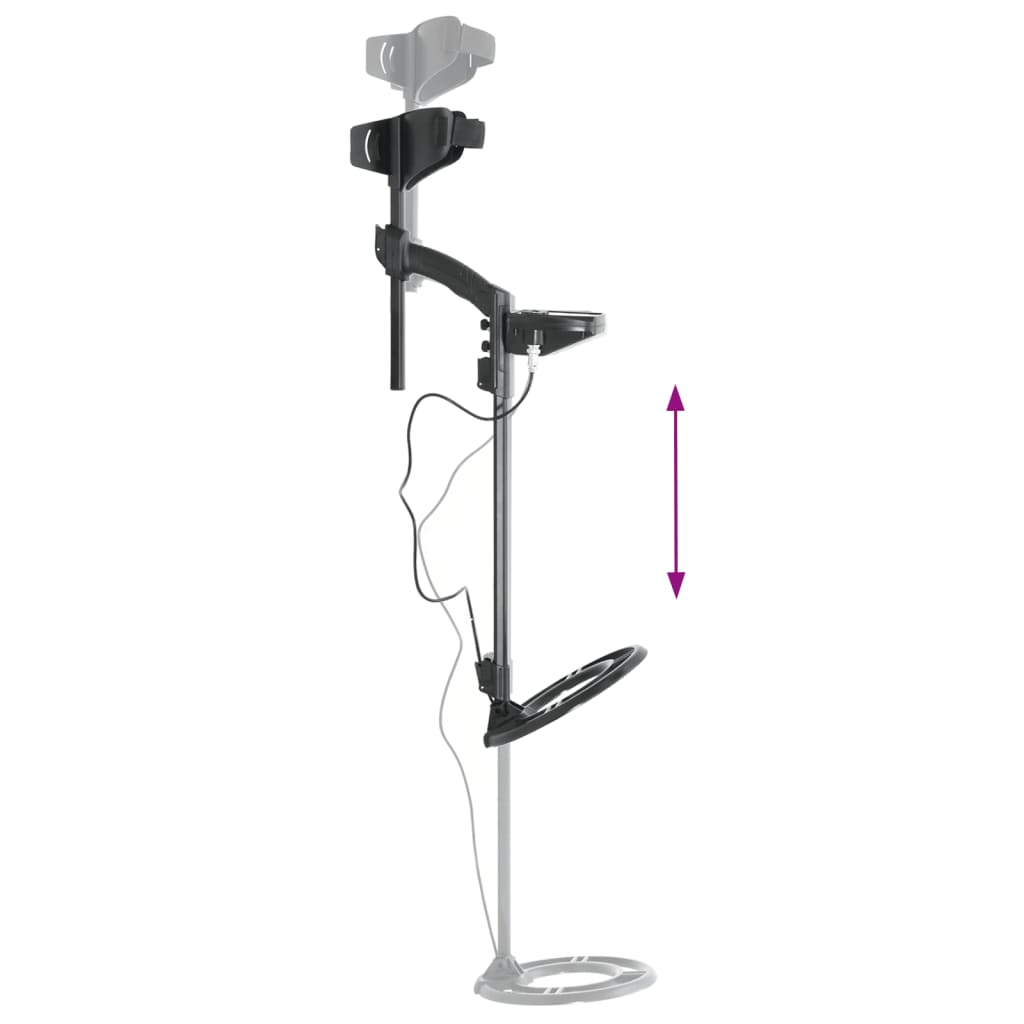vidaXL Detector de metale, adâncime de căutare 24 cm, ecran LCD vidaXL Detector de metale, adâncime de căutare 24 cm, ecran LCD