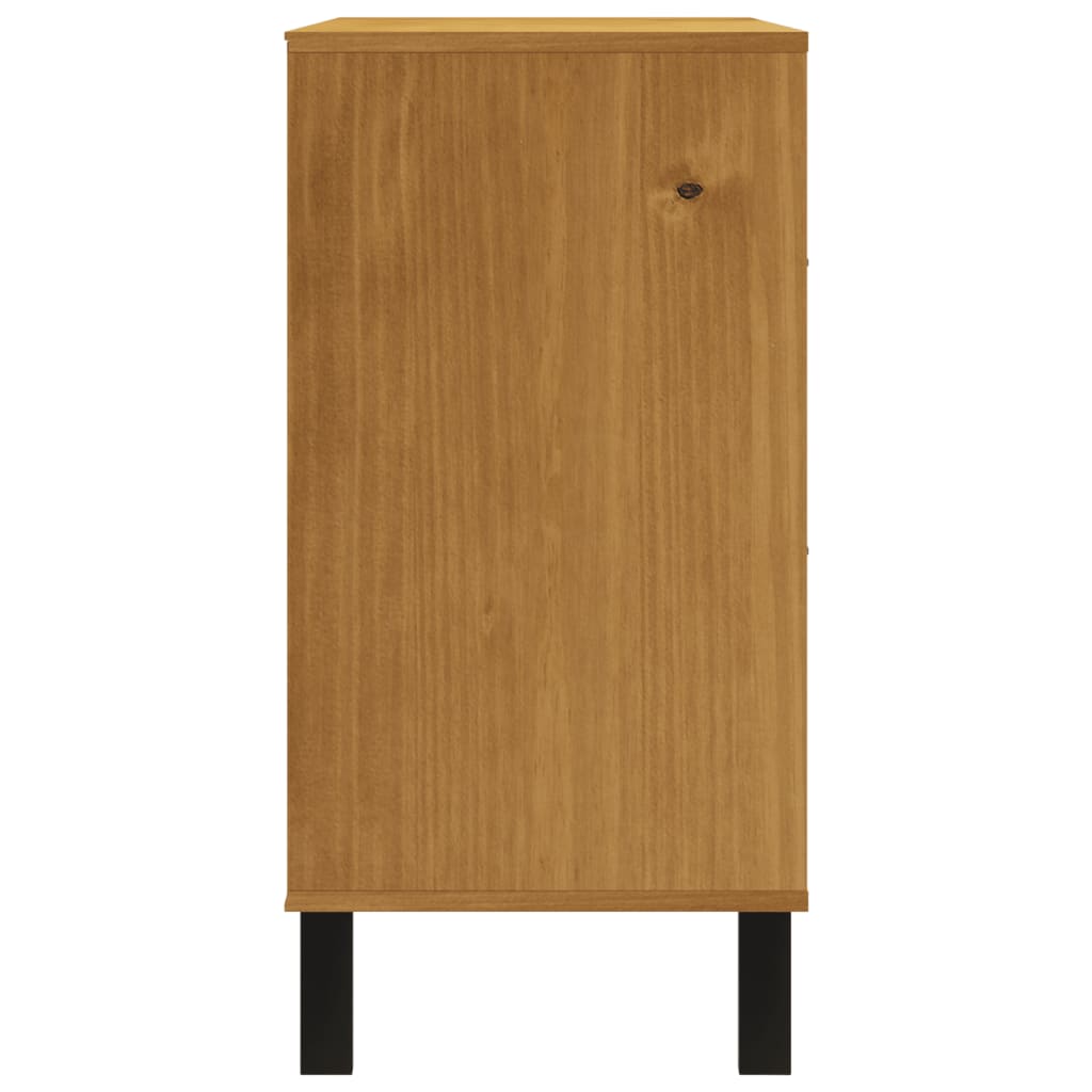 vidaXL Dulap cu sertar „FLAM” 110x40x80 cm, lemn masiv de pin vidaXL Dulap cu sertar „FLAM” 110x40x80 cm, lemn masiv de pin