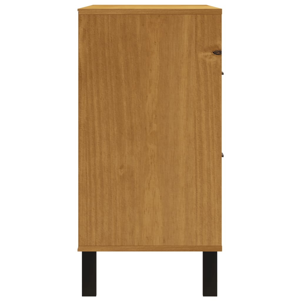vidaXL Dulap cu sertar „FLAM” 110x40x80 cm, lemn masiv de pin vidaXL Dulap cu sertar „FLAM” 110x40x80 cm, lemn masiv de pin