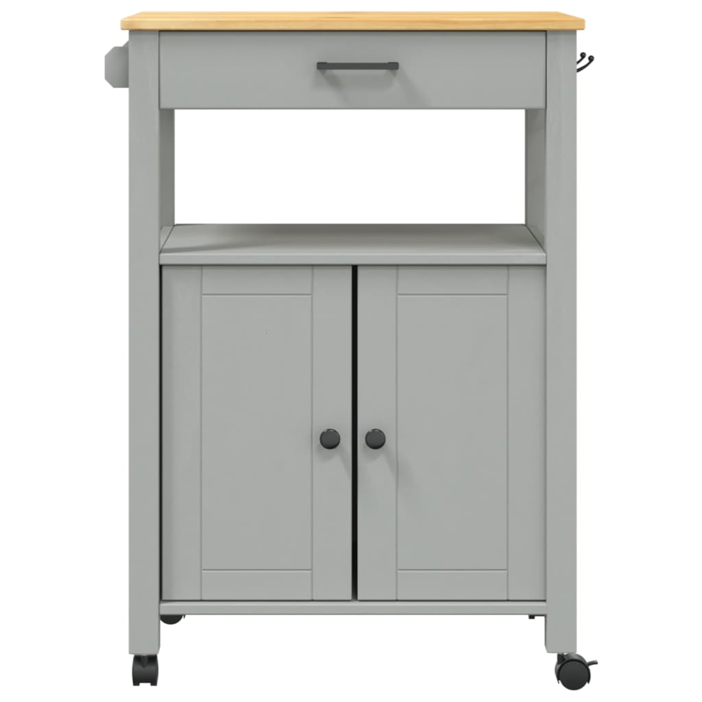 vidaXL Cărucior de bucătărie „MONZA”, 60x40x88,5 cm, lemn masiv de pin