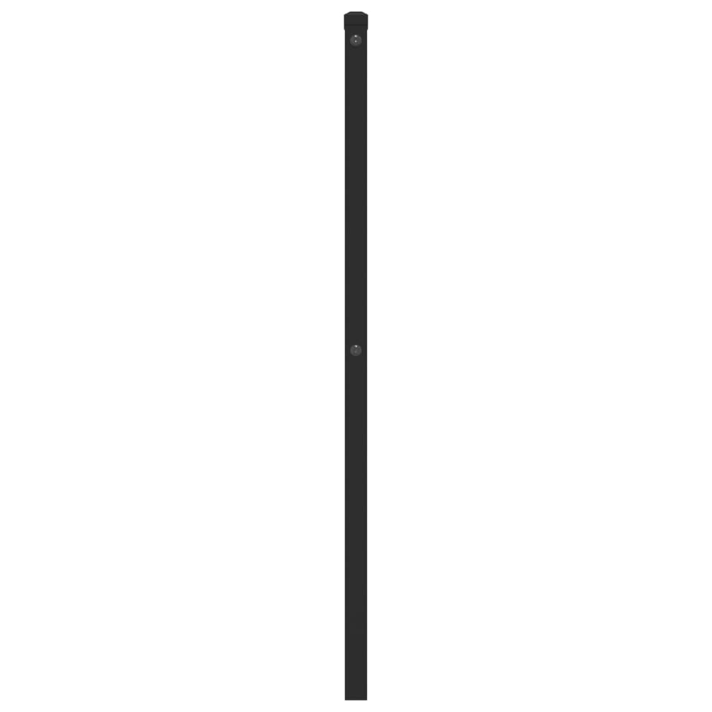 vidaXL Tăblie de pat metalică, negru, 107 cm vidaXL Tăblie de pat metalică, negru, 107 cm