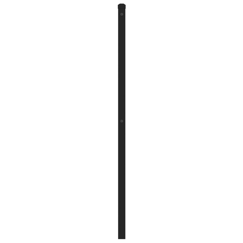 vidaXL Tăblie de pat metalică, negru, 160 cm vidaXL Tăblie de pat metalică, negru, 160 cm