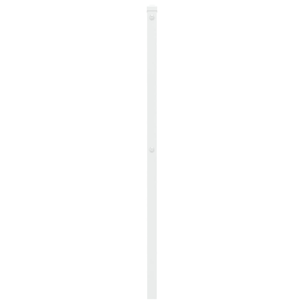 vidaXL Tăblie de pat metalică, alb, 75 cm vidaXL Tăblie de pat metalică, alb, 75 cm