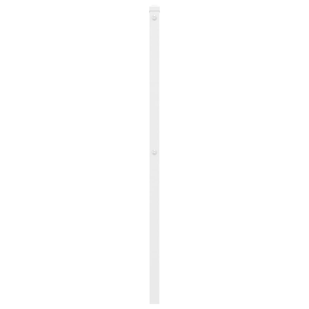 vidaXL Tăblie de pat metalică, alb, 80 cm vidaXL Tăblie de pat metalică, alb, 80 cm