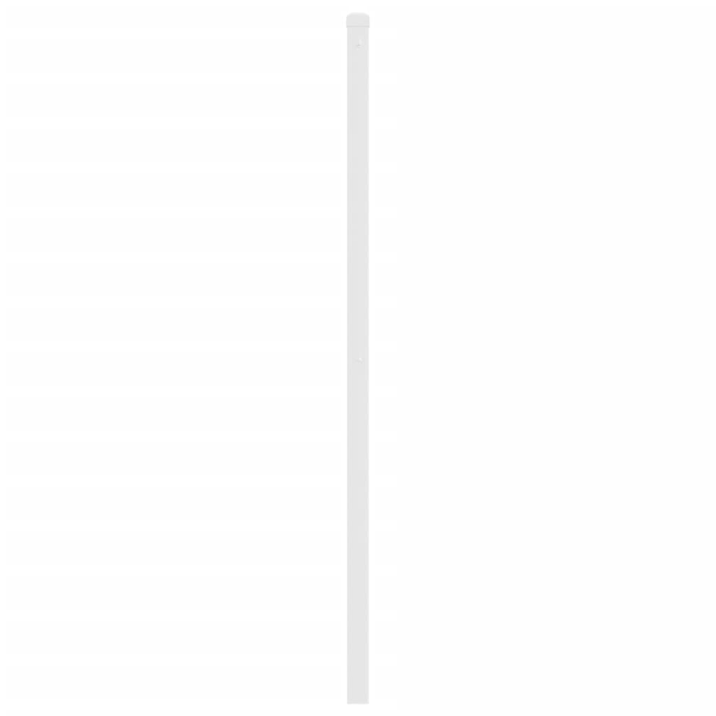 vidaXL Tăblie de pat metalică, alb, 200 cm vidaXL Tăblie de pat metalică, alb, 200 cm