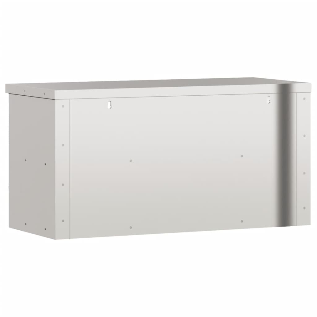 vidaXL Dulap bucătărie de perete cu raft, oțel inoxidabil vidaXL Dulap bucătărie de perete cu raft, oțel inoxidabil