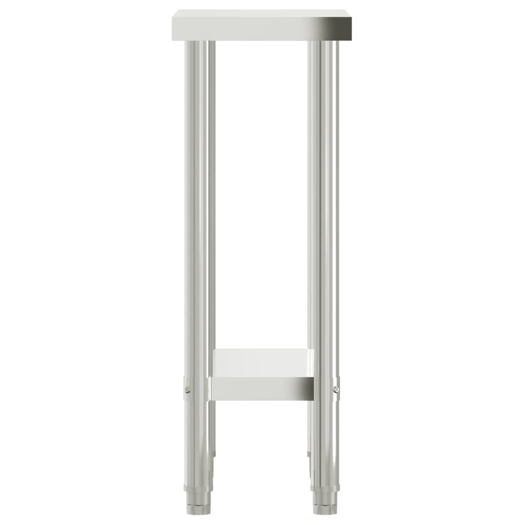 vidaXL Masă de lucru pentru bucătărie, 55x30x85 cm, oțel inoxidabil vidaXL Masă de lucru pentru bucătărie, 55x30x85 cm, oțel inoxidabil