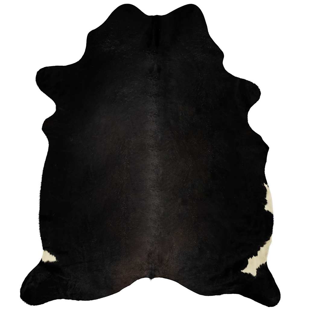 vidaXL Covor, negru, 180x220 cm, piele naturală de vacă vidaXL Covor, negru, 180x220 cm, piele naturală de vacă