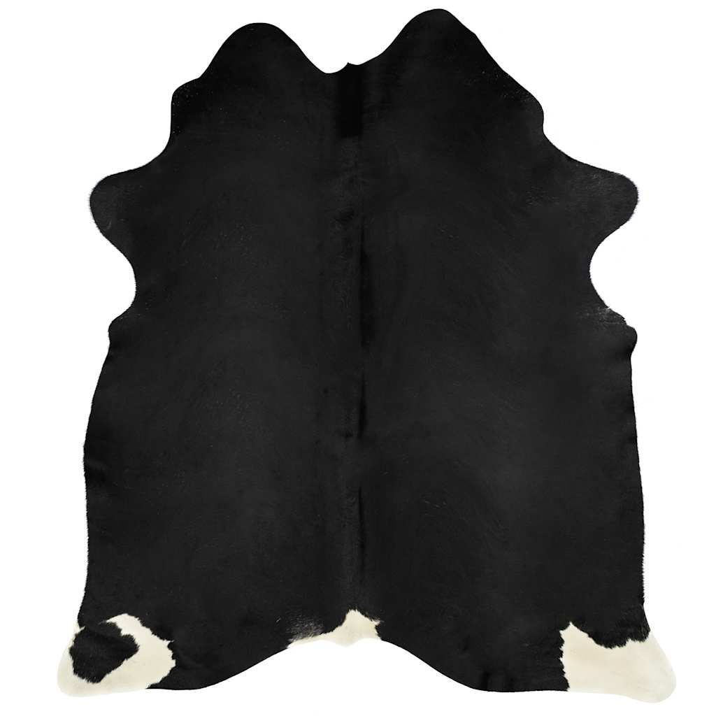 vidaXL Covor, negru, 180x220 cm, piele naturală de vacă vidaXL Covor, negru, 180x220 cm, piele naturală de vacă