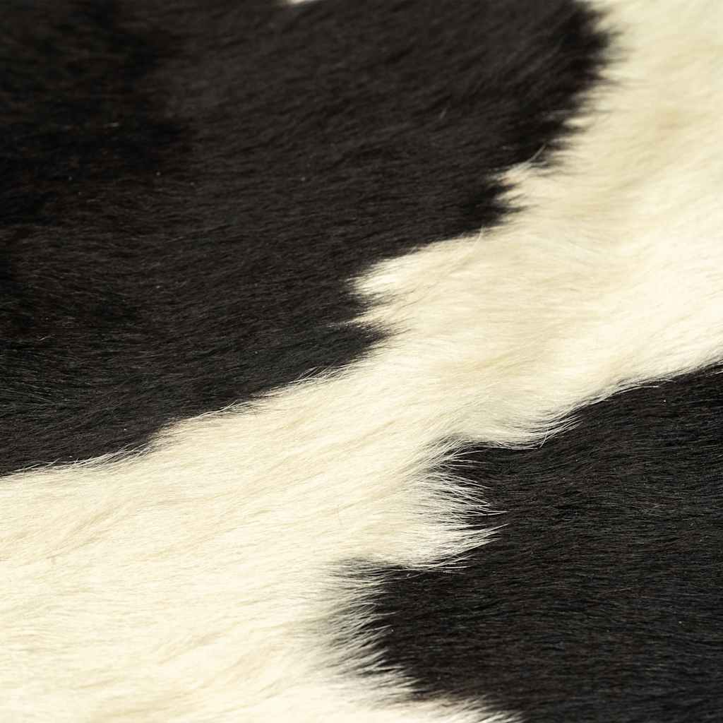 vidaXL Covor, alb și negru, 180x220 cm, piele naturală de vacă vidaXL Covor, alb și negru, 180x220 cm, piele naturală de vacă
