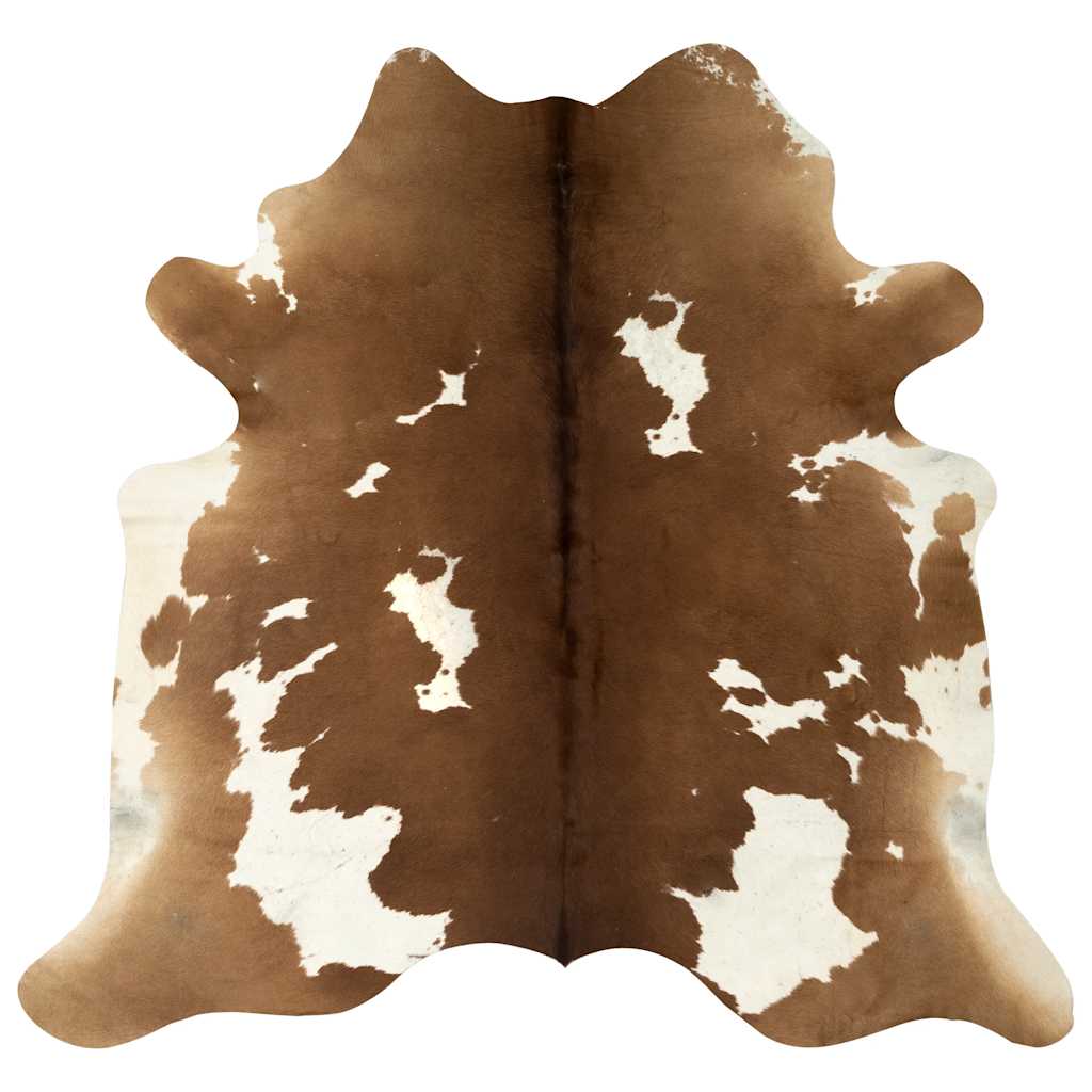 vidaXL Covor, maro și alb, 180x220 cm, piele naturală de vacă vidaXL Covor, maro și alb, 180x220 cm, piele naturală de vacă