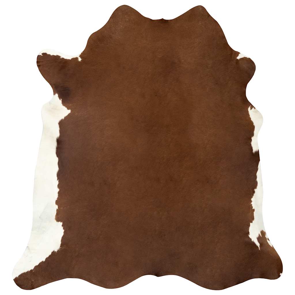 vidaXL Covor, maro și alb, 180x220 cm, piele naturală de vacă vidaXL Covor, maro și alb, 180x220 cm, piele naturală de vacă
