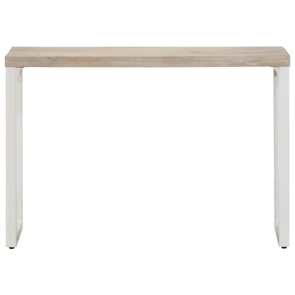 vidaXL Masă Consolă Maro 110x35x76 cm Lemn de Mango și Fier vidaXL Masă Consolă Maro 110x35x76 cm Lemn de Mango și Fier