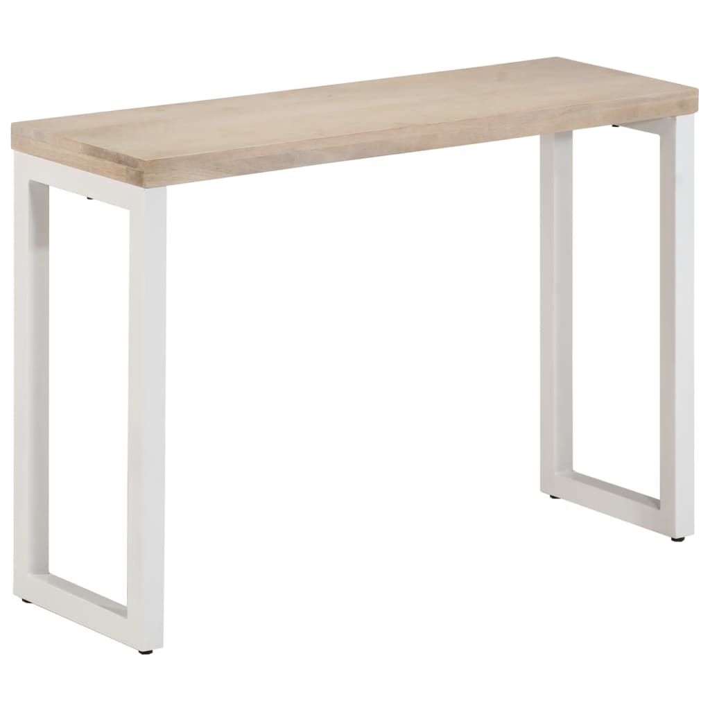 vidaXL Masă Consolă Maro 110x35x76 cm Lemn de Mango și Fier vidaXL Masă Consolă Maro 110x35x76 cm Lemn de Mango și Fier