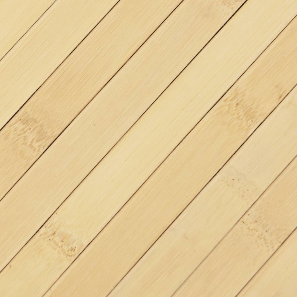 vidaXL Covor dreptunghiular, natural deschis, 60x100 cm, bambus