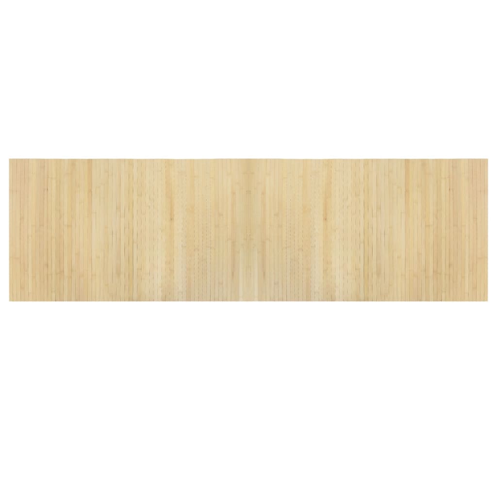 vidaXL Covor dreptunghiular, natural deschis, 60x200 cm, bambus