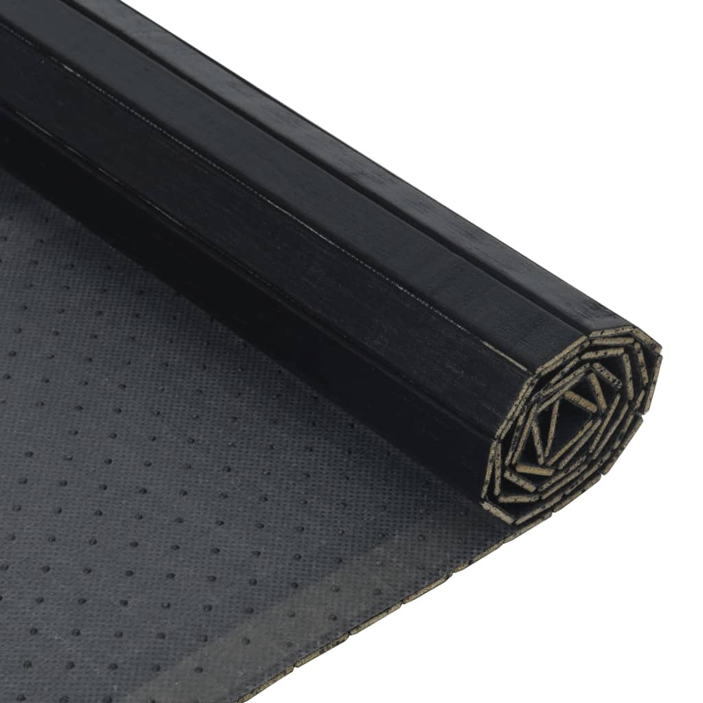vidaXL Covor dreptunghiular, negru, 60x300 cm, bambus