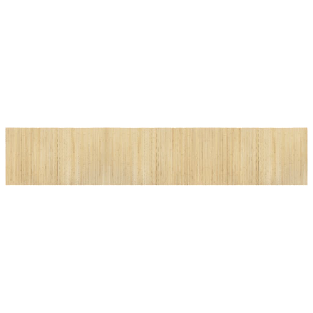 vidaXL Covor dreptunghiular, natural deschis, 60x300 cm, bambus