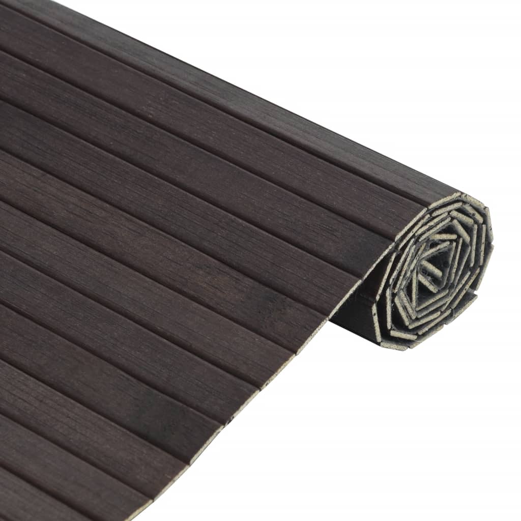 vidaXL Covor dreptunghiular, maro închis, 60x300 cm, bambus vidaXL Covor dreptunghiular, maro închis, 60x300 cm, bambus