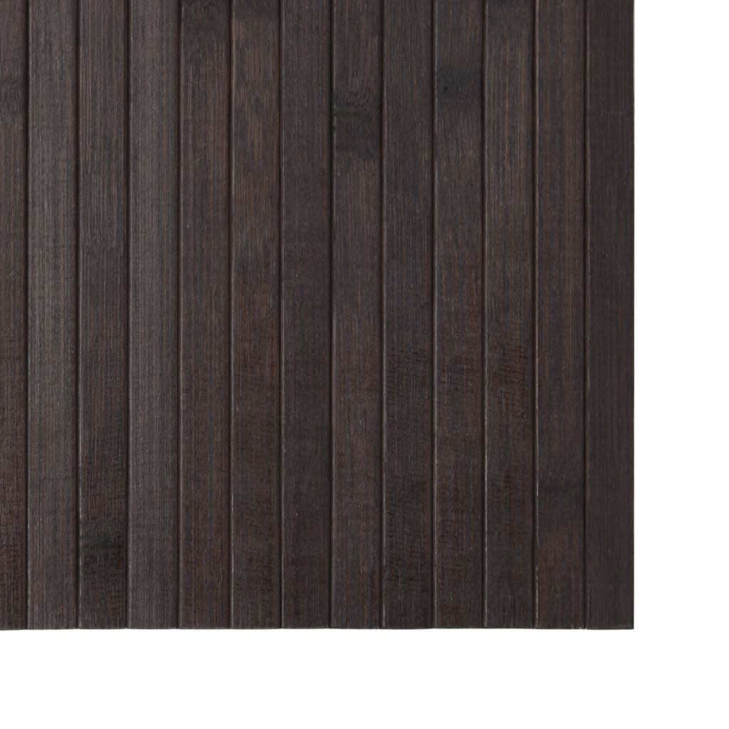 vidaXL Covor dreptunghiular, maro închis, 60x300 cm, bambus vidaXL Covor dreptunghiular, maro închis, 60x300 cm, bambus