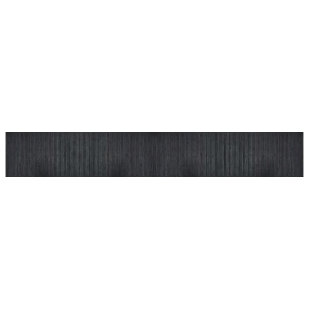 vidaXL Covor dreptunghiular, gri, 60x400 cm, bambus vidaXL Covor dreptunghiular, gri, 60x400 cm, bambus