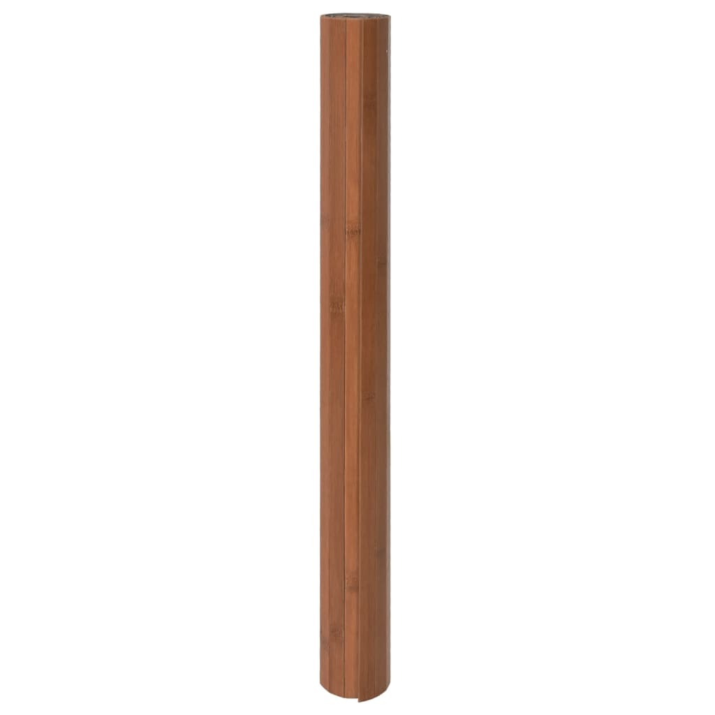 vidaXL Covor dreptunghiular, maro, 70x100 cm, bambus