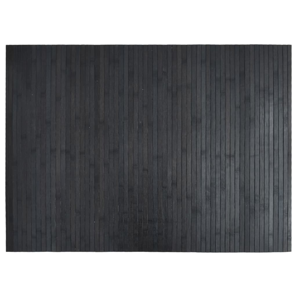 vidaXL Covor dreptunghiular, gri, 70x100 cm, bambus