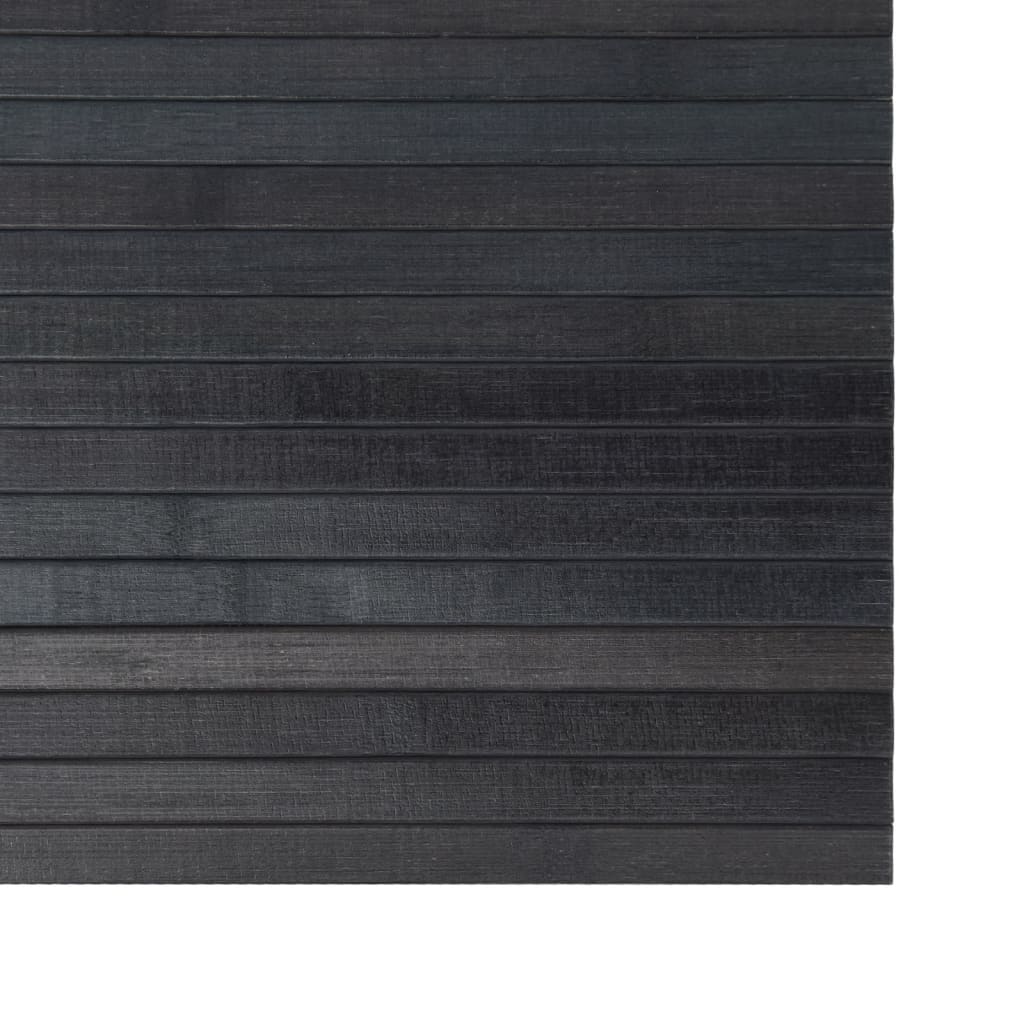 vidaXL Covor dreptunghiular, gri, 70x100 cm, bambus