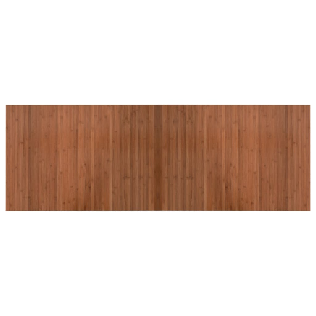 vidaXL Covor dreptunghiular, maro, 70x200 cm, bambus