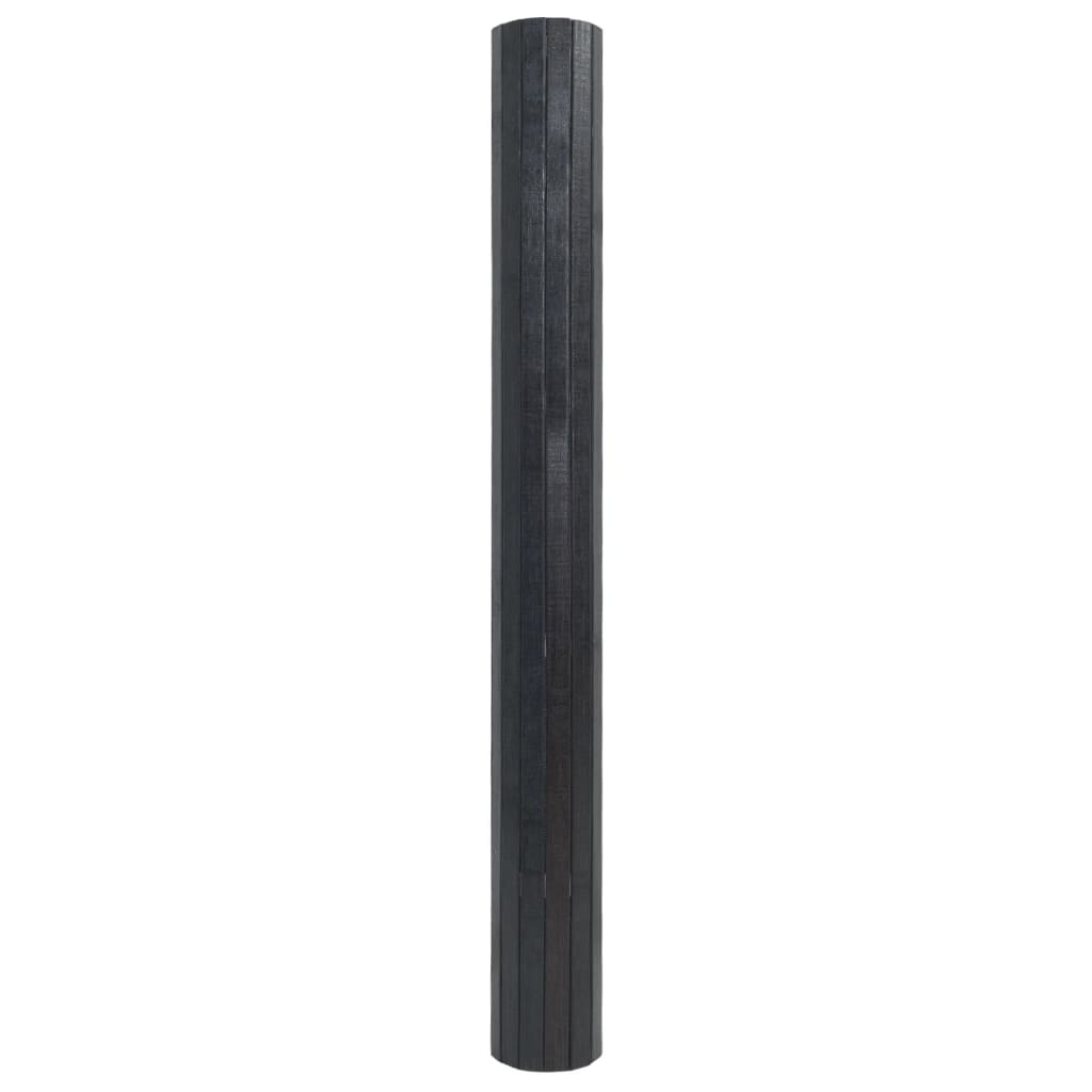 vidaXL Covor dreptunghiular, gri, 70x200 cm, bambus