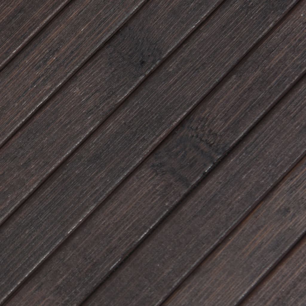 vidaXL Covor dreptunghiular, maro închis, 70x300 cm, bambus vidaXL Covor dreptunghiular, maro închis, 70x300 cm, bambus