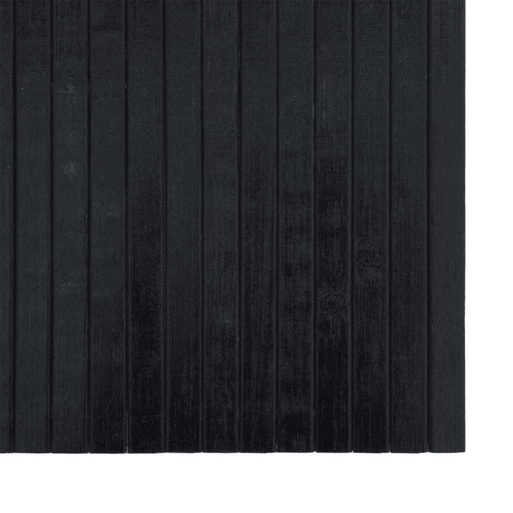 vidaXL Covor dreptunghiular, negru, 70x500 cm, bambus