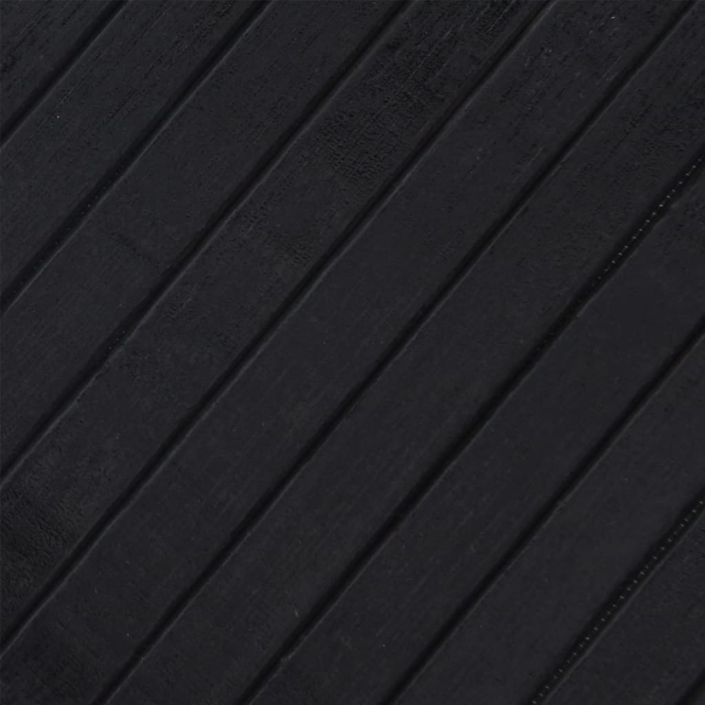 vidaXL Covor dreptunghiular, negru, 70x500 cm, bambus