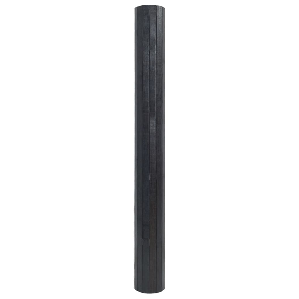vidaXL Covor dreptunghiular, gri, 70x500 cm, bambus vidaXL Covor dreptunghiular, gri, 70x500 cm, bambus