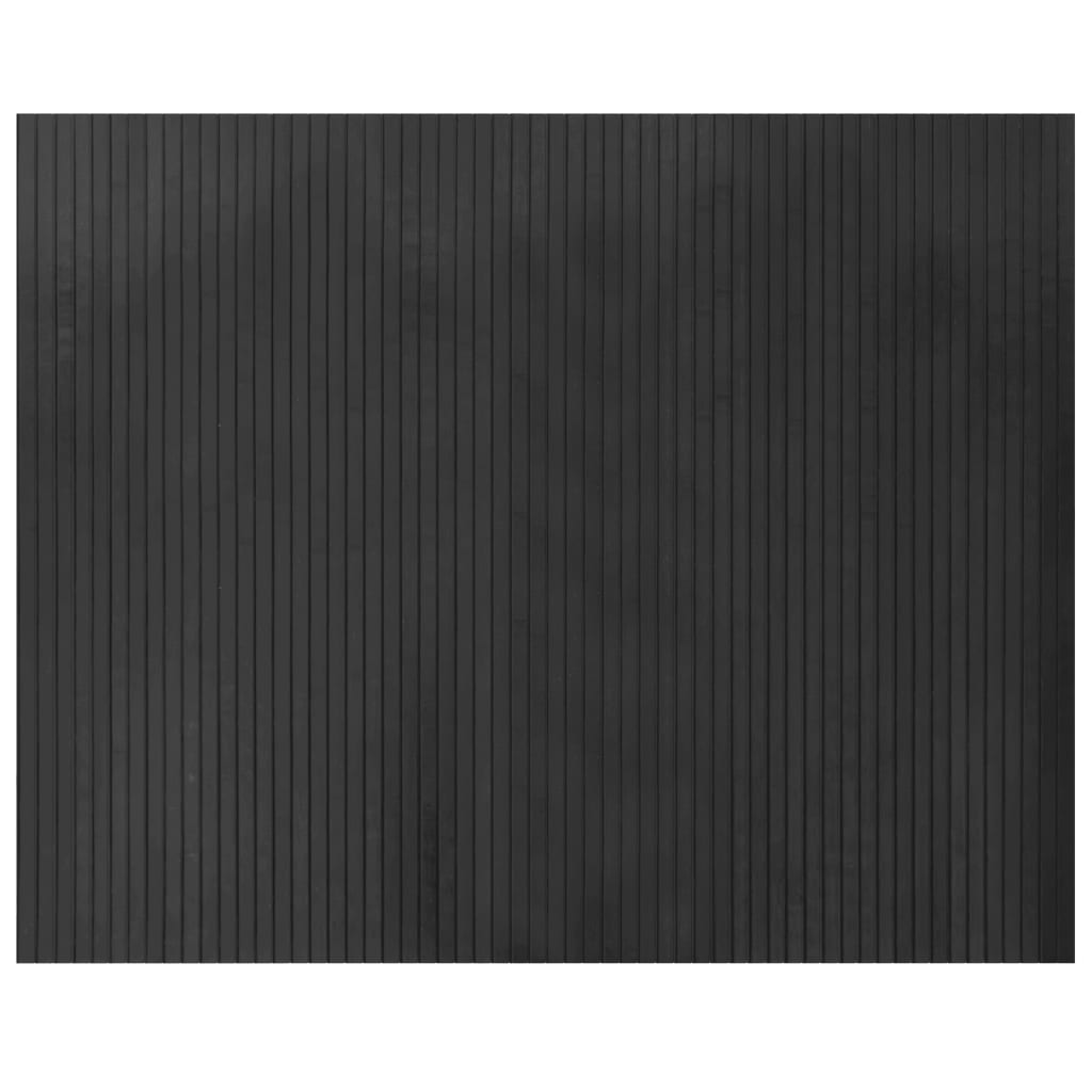 vidaXL Covor dreptunghiular, gri, 80x100 cm, bambus vidaXL Covor dreptunghiular, gri, 80x100 cm, bambus