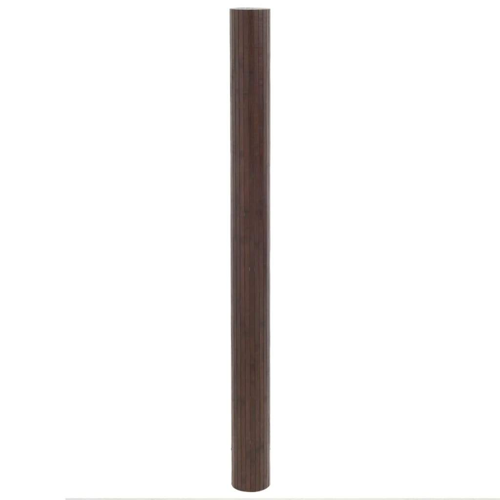 vidaXL Covor dreptunghiular, maro închis, 80x100 cm, bambus vidaXL Covor dreptunghiular, maro închis, 80x100 cm, bambus