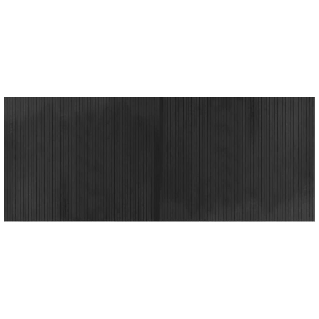 vidaXL Covor dreptunghiular, gri, 80x200 cm, bambus vidaXL Covor dreptunghiular, gri, 80x200 cm, bambus