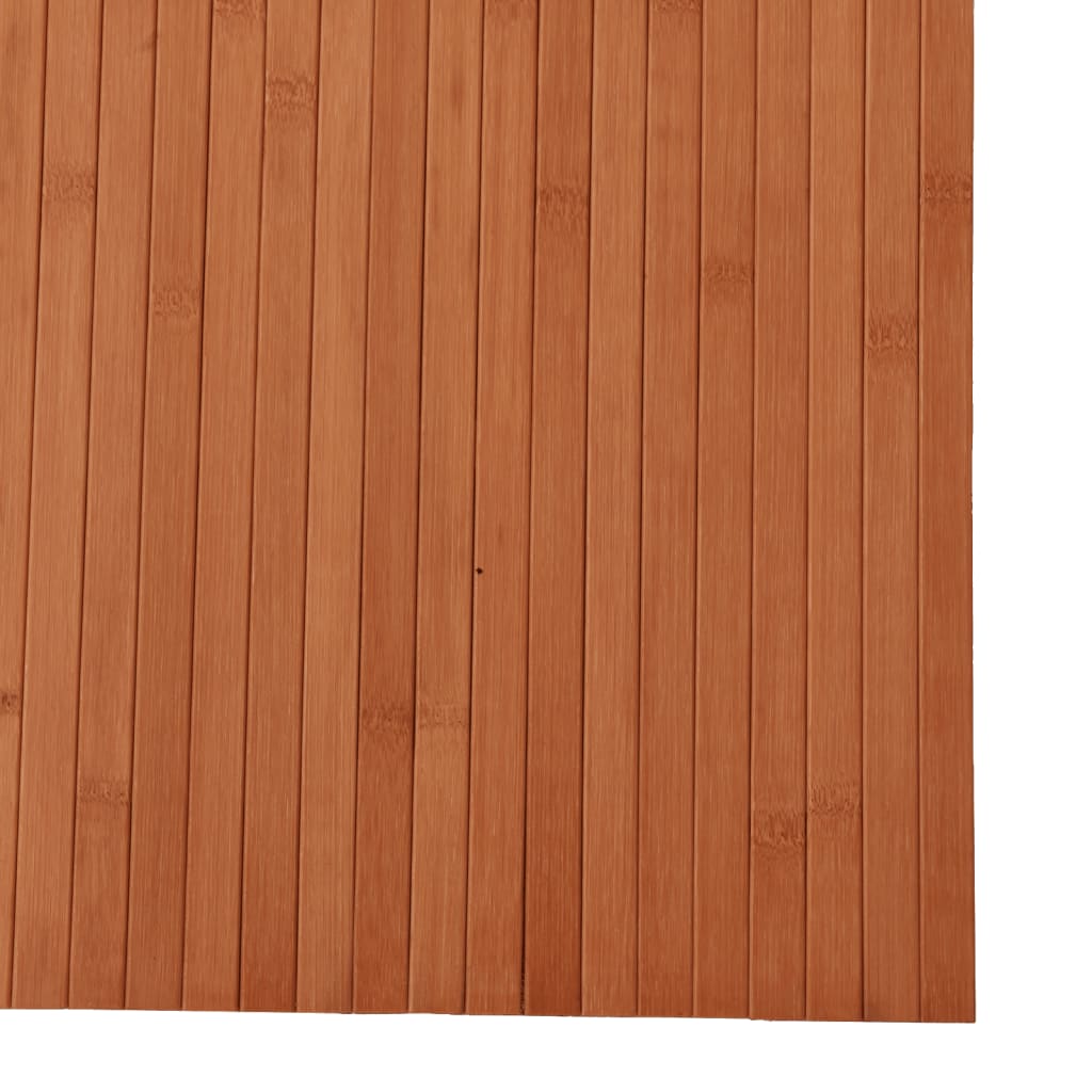 vidaXL Covor dreptunghiular, maro, 80x300 cm, bambus
