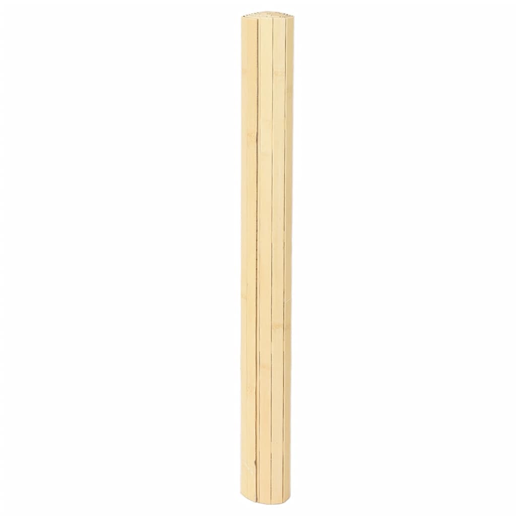 vidaXL Covor dreptunghiular, natural deschis, 80x300 cm, bambus