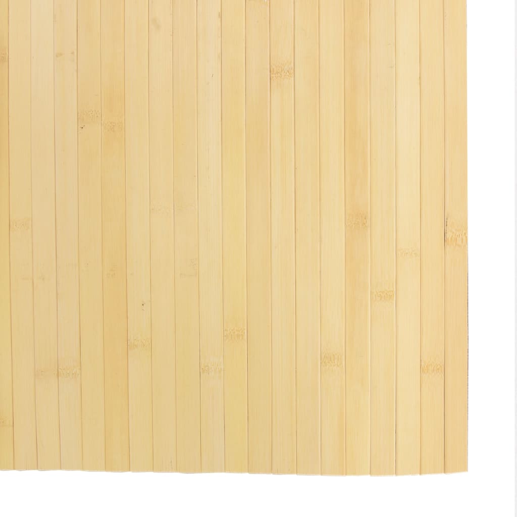 vidaXL Covor dreptunghiular, natural deschis, 80x300 cm, bambus