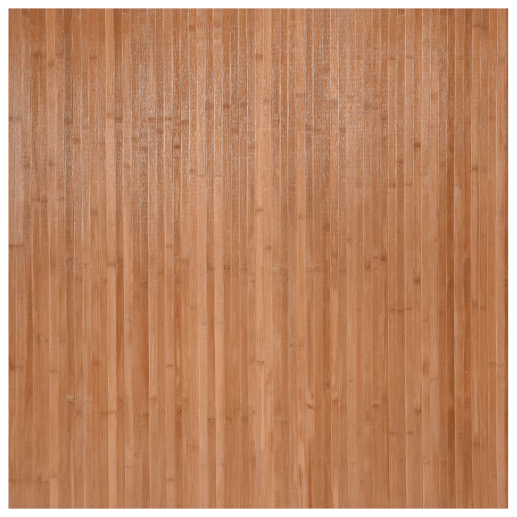 vidaXL Covor dreptunghiular, natural, 100x100 cm, bambus