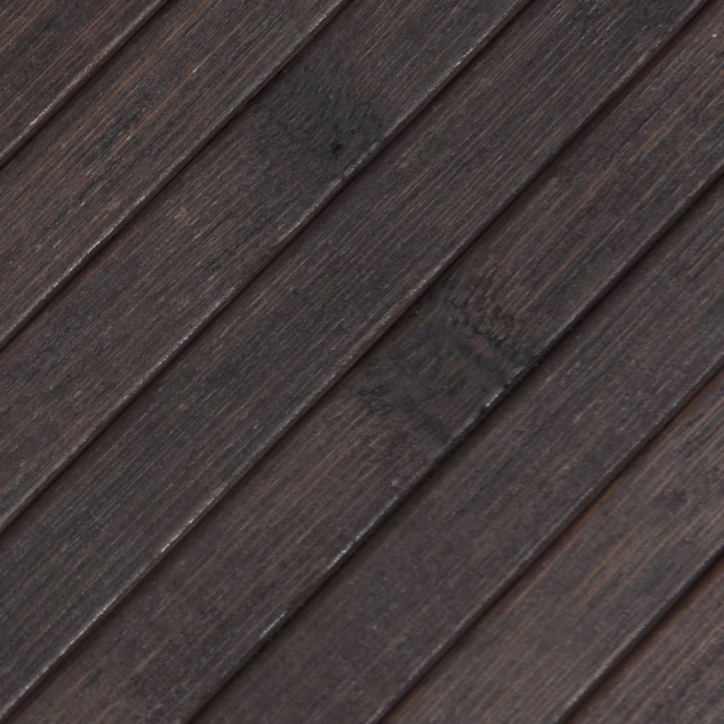 vidaXL Covor dreptunghiular, maro închis, 100x300 cm, bambus vidaXL Covor dreptunghiular, maro închis, 100x300 cm, bambus