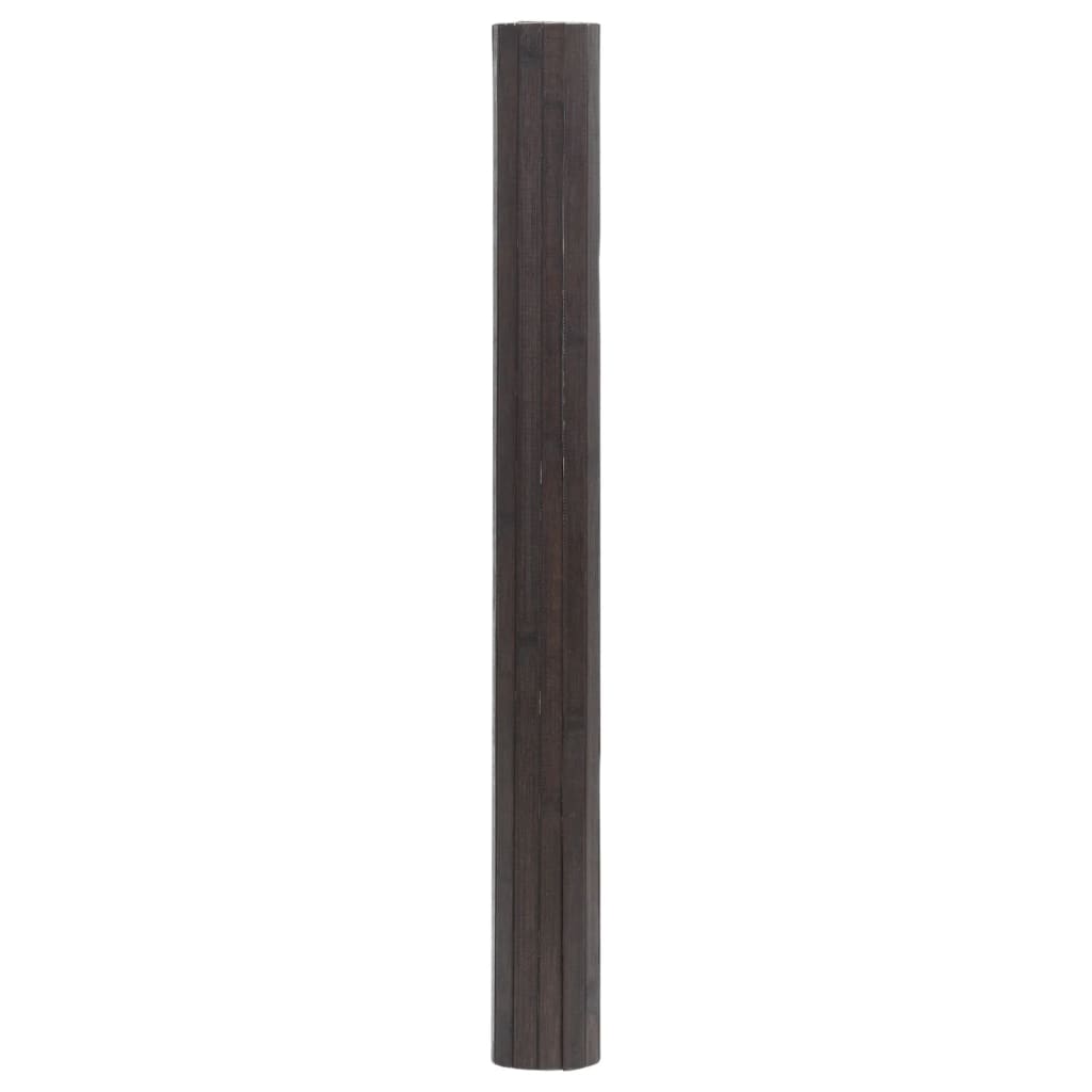 vidaXL Covor dreptunghiular, maro închis, 100x400 cm, bambus vidaXL Covor dreptunghiular, maro închis, 100x400 cm, bambus