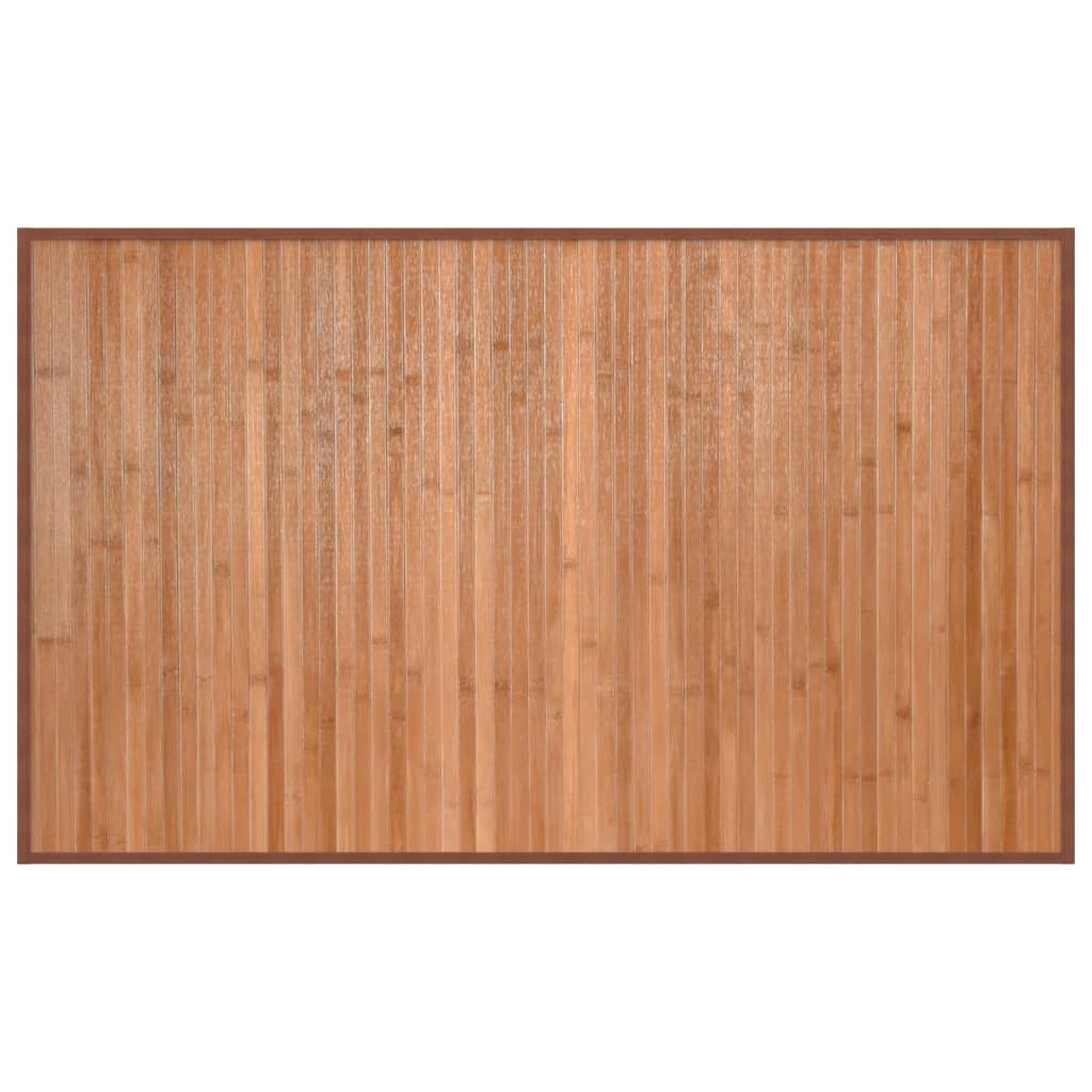vidaXL Covor dreptunghiular, natural, 60x100 cm, bambus