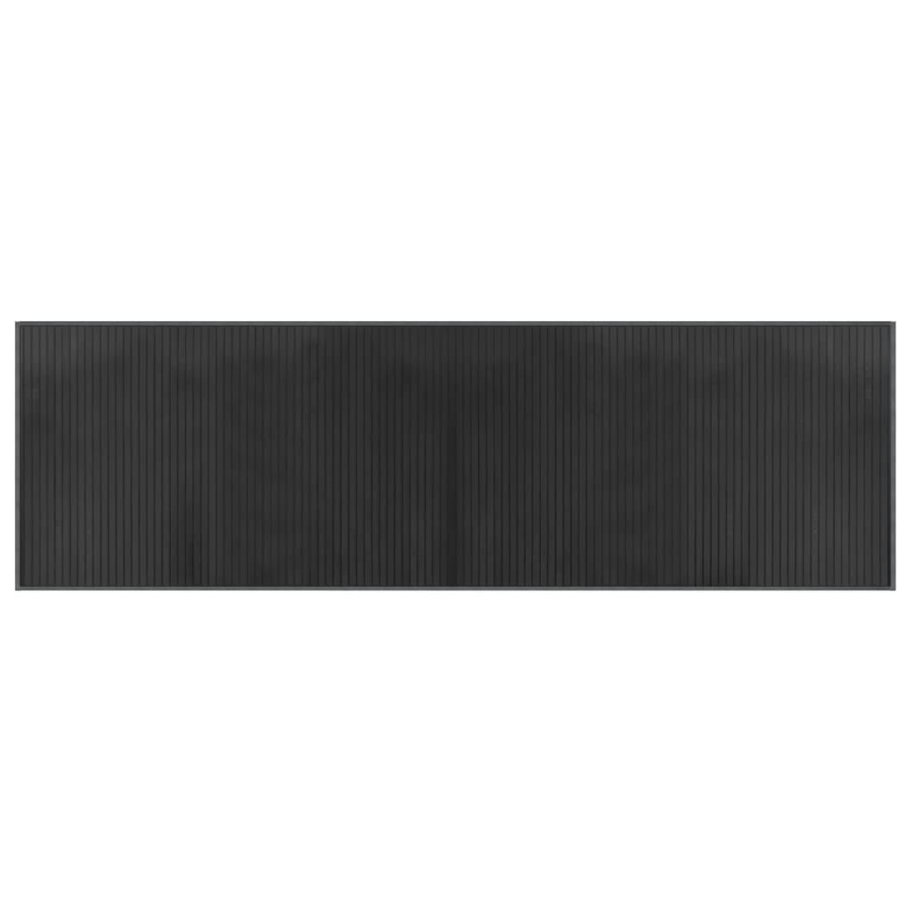 vidaXL Covor dreptunghiular, gri, 60x200 cm, bambus vidaXL Covor dreptunghiular, gri, 60x200 cm, bambus