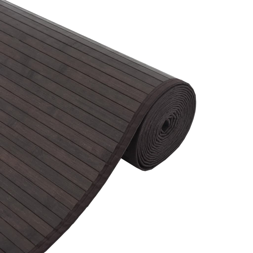 vidaXL Covor dreptunghiular, maro închis, 60x200 cm, bambus vidaXL Covor dreptunghiular, maro închis, 60x200 cm, bambus