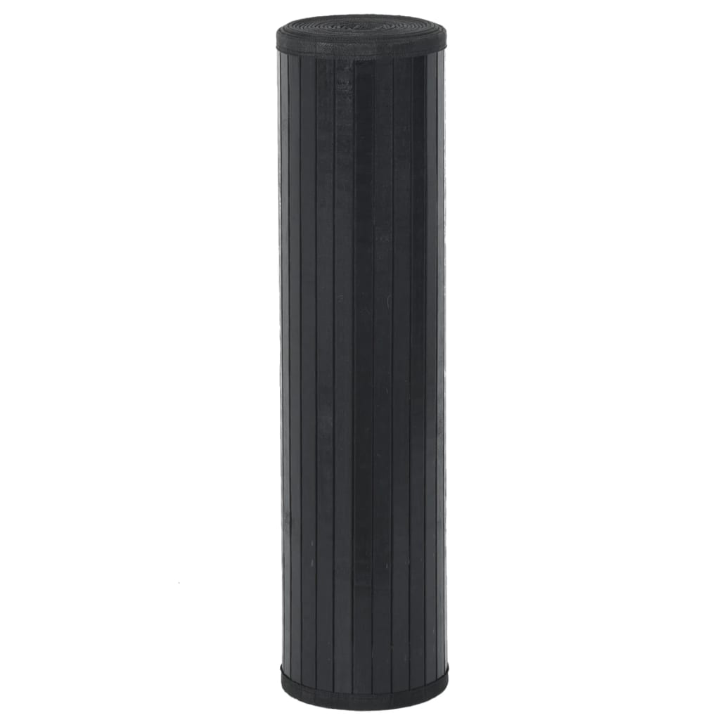 vidaXL Covor dreptunghiular, negru, 60x300 cm, bambus
