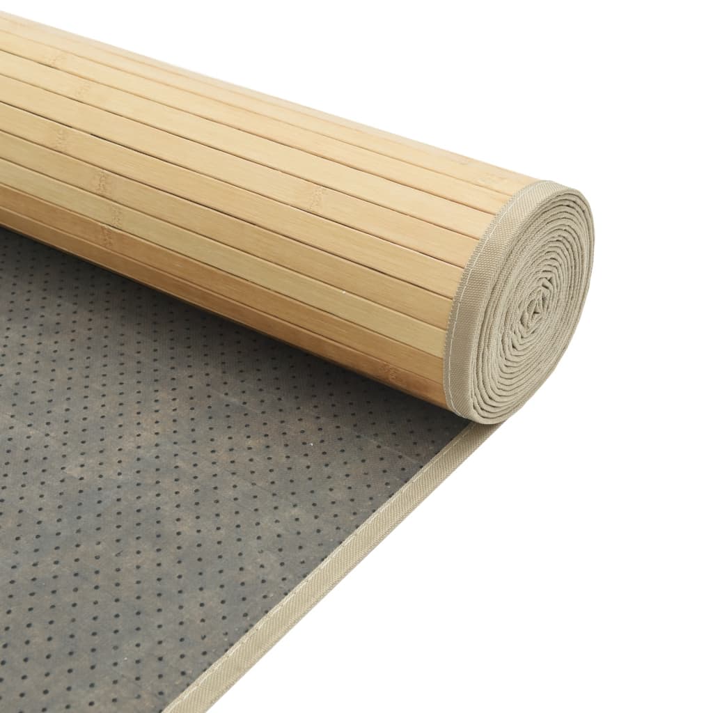 vidaXL Covor dreptunghiular, natural deschis, 60x300 cm, bambus