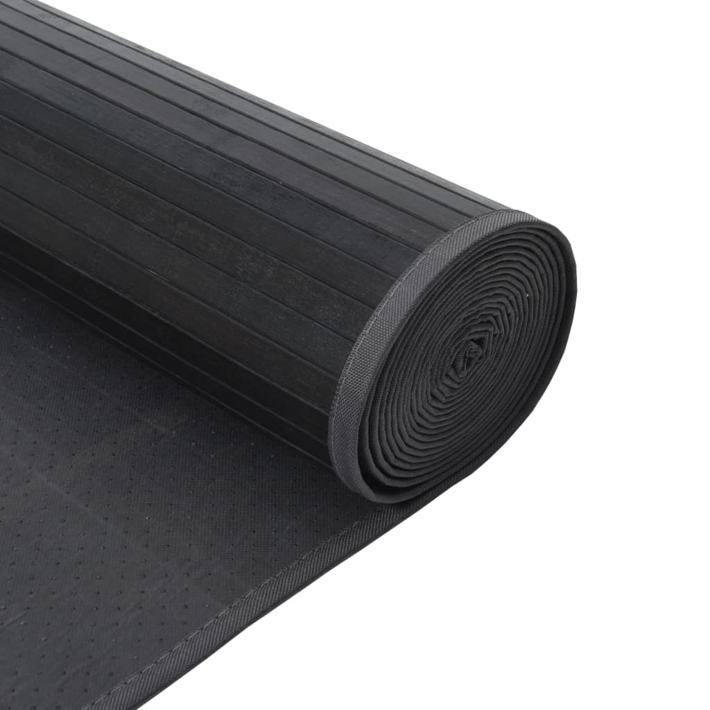 vidaXL Covor dreptunghiular, gri, 60x500 cm, bambus vidaXL Covor dreptunghiular, gri, 60x500 cm, bambus
